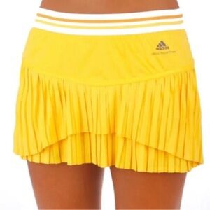 Stella Mccartney x Adidas Barricade Pleated Tennis Skort Yellow